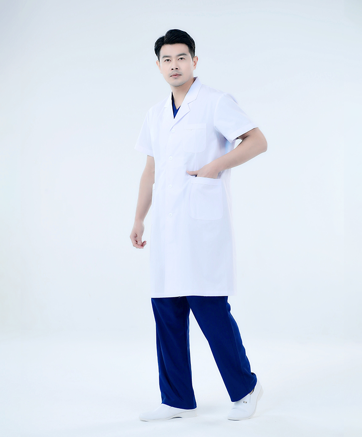 短袖長裝醫生服